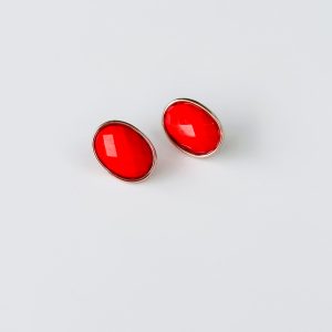 Aretes Óvalo Coral