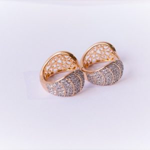 Argollas Curvas Rose Gold