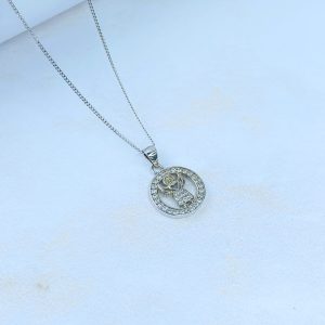 Cadena De Plata Ángel Circones