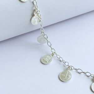 Pulsera Plata Monedas Liberty