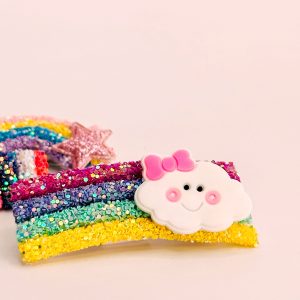 Set de Vinchas Arcoiris Happy Cloud