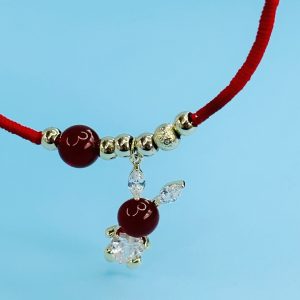 Pulsera Roja Gold Rabbit