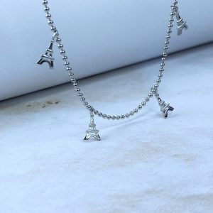 Cadena De Plata Torre Eiffel