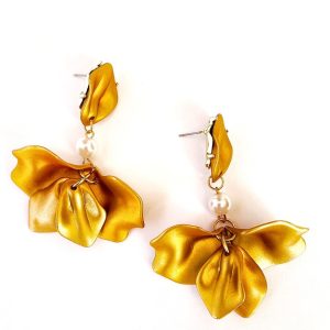 Aretes Flor Brillante