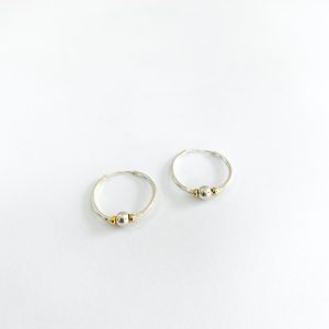 Argollas de Plata Balls