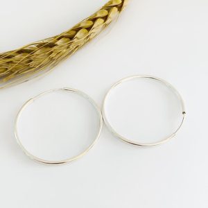 Argollas de Plata 950 Thin