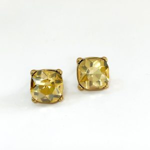 Aretes Brown Crystal