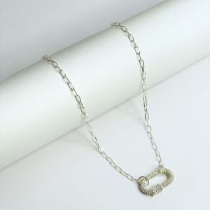 Cadena Plata Broche