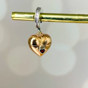 Charm - Corazón Rose Gold