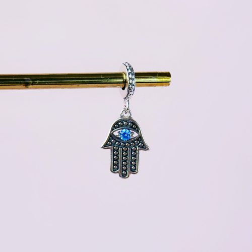 Charm De Pandora ColganteMano De Fatima y Ojo De Dios