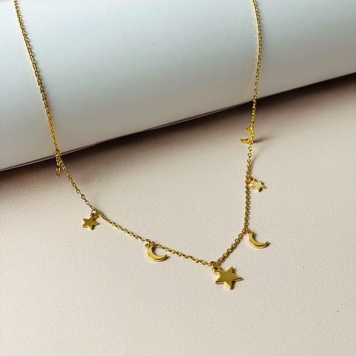 Cadena Acero Estrella Luna